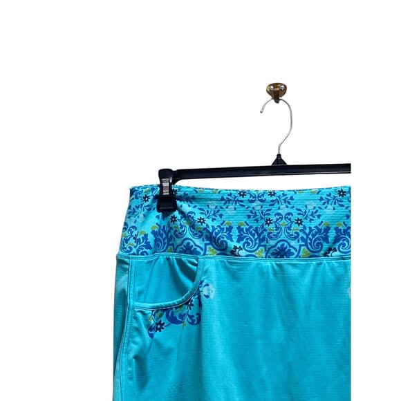 Athleta Blue River Golf Skorts Blue Size L Tall Athletic Tennis Workout Summer - Picture 6 of 12